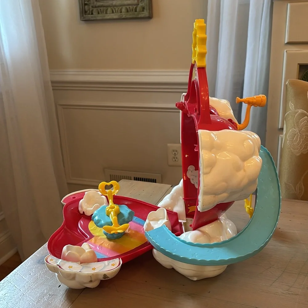 Care Bears Heart Care A Lot Playset & Three Care Bears